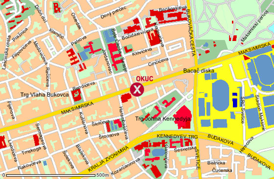 Lokacija Maksimir