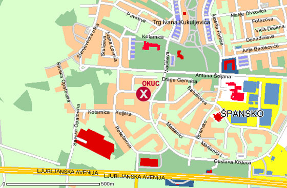 Lokacija Špansko