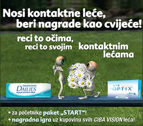 Nagradna igra uz kupovinu svih CIBA VISION leća i paket “START” za početnike Image