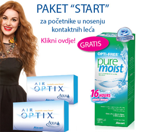 Paket „START“ za nove korisnike kontaktnih leća