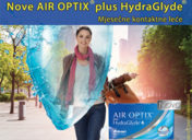 Nove AIR OPTIX plus HydraGlyde mjesečne kontaktne leće!