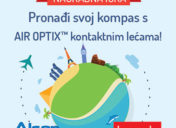 Nagradna igra ‘Pronađi svoj kompas s AIR OPTIX ™ kontaktnim lećama!’