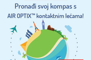 Nagradna igra ‘Pronađi svoj kompas s AIR OPTIX ™ kontaktnim lećama!’